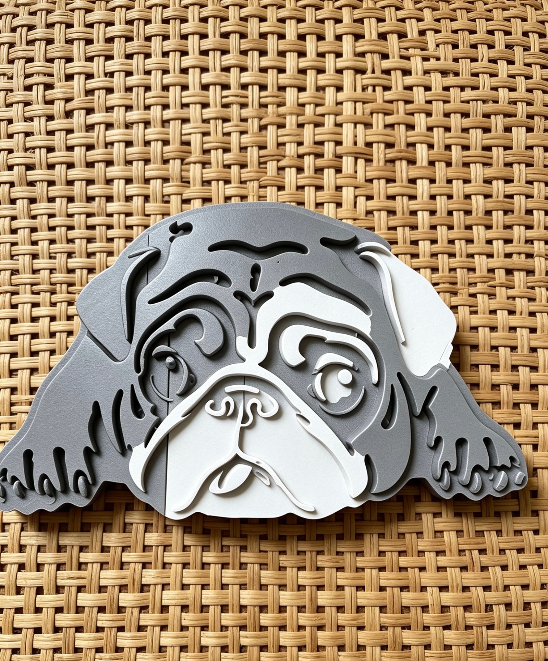 Laying Down Pug Wax Melt