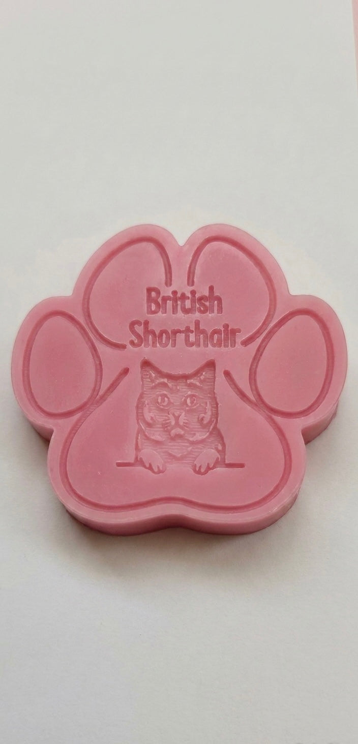 Cat Paw Wax Melts Various Breeds Custom Animal Lover Gift Novelty Stocking Filler