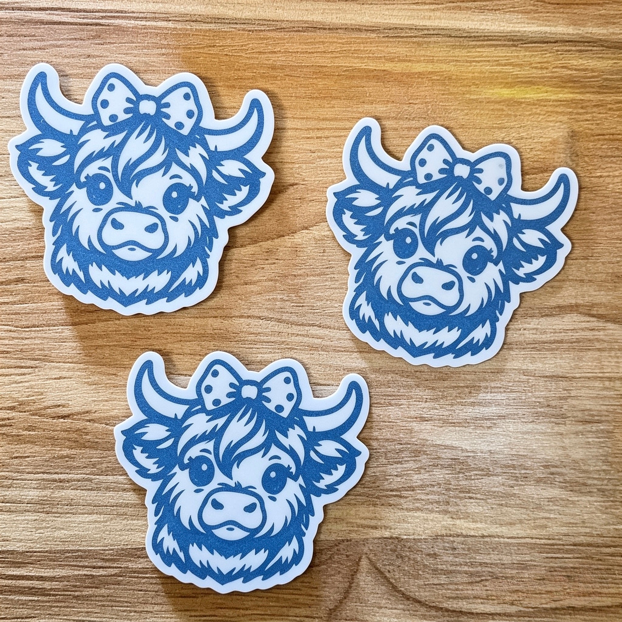 3 Highland Cow Faces Wax Melts